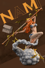 Load image into Gallery viewer, One Piece Nami Sorcery Clima-Tact Figure (Vol.1 &amp; Vol.2)