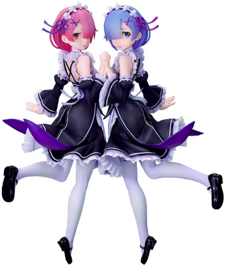 Re:Zero Starting Life in Another World- Rem & Ram Twins Ver. 1/7 Scale Figure