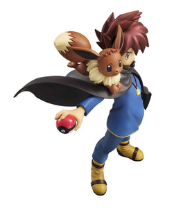 Pokemon Gary Oak with Eevee Pocketball Action Figure