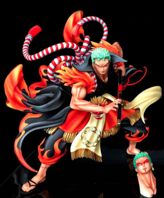 One Piece Portrait of Pirates Kabuki Version Roronoa Zoro EX Model PVC Figure
